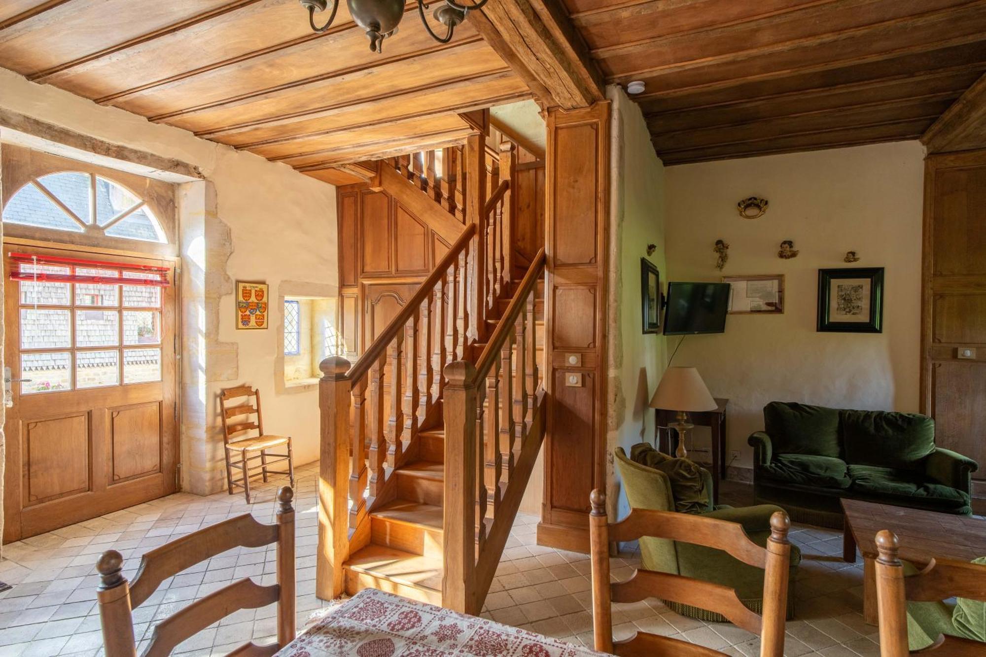הוילה Saint-Martin-des-Entrées Manoir De Damigny מראה חיצוני תמונה